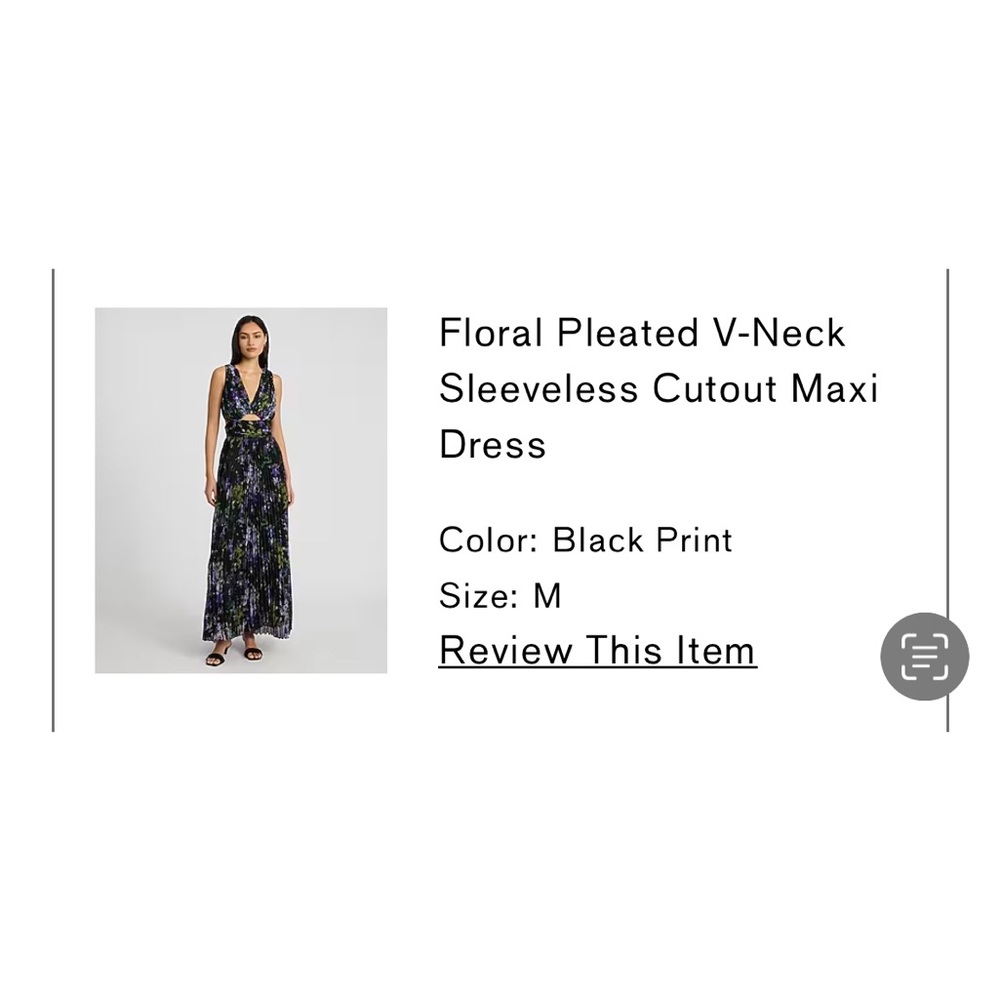 Express Black Sleeveless V-Neck Maxi Dress